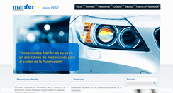 Desktop Screenshot of mecanizadosmanfer.com