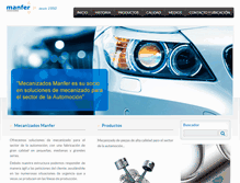 Tablet Screenshot of mecanizadosmanfer.com